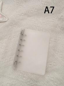 A4/A5/A6/A7 PP Plastic Transparent Frosted Loose Leaf Binder, Plastic Shell 6-Ring Detachable, Durable Loose Leaf Binder Cover, Long-Lasting, Suitable For Office, Home And School Organization - Clear - View 10