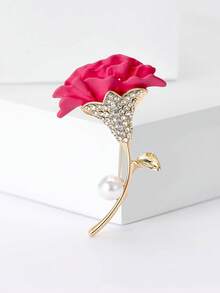 Trâm cài áo hình hoa cẩm chướng đính đá và men cao cấp - Ghim cài hoa dành cho phụ nữ, phụ kiện trang sức Ngày của Mẹ, quà tặng, huy hiệu trang trí. - hoa cẩm chướng - Xem 21