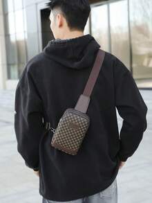 1pc Men's Multi-Functional Convertible Chest Bag | Waterproof USB Charging Crossbody Waist Pack | Fashion Casual Sling Bag For Office Business Teacher Holiday Gift All Seasons , Valentines Gifts - Multicolor - View 8