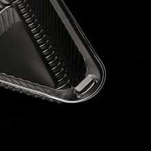 Transparent Plastic Hinged Cake Boxes With Lids, Triangular Disposable Cake Boxes For Cutting Cheesecake, Tres Leches, Flans - Ideal For Dessert Presentation - As Pic - View 4