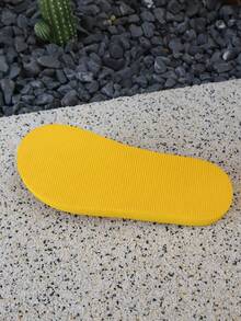 Chanclas para mujer - Estilo europeo y americano, ligeras y cómodas, sandalias tipo chancla casual - Sandalias de playa talla 36-45 - Amarillo - Ver 7