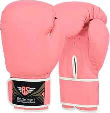 Boxing Gloves - Plain Pink Color. - View 5