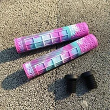 AOFDA Tay nắm ghi đông xe đạp leo núi kéo dài 16CM, chống trượt, giảm sốc, bọc ghi đông xe đạp địa hình, dày dặn, chống mài mòn, nhiều màu sắc, phụ kiện xe đạp cá nhân hóa - Nhiều màu - Xem 14