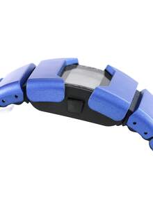 New Retro Y2K Futuristic Style Men's Wrist Watch, Best Gift For Halloween And Christmas - Blue - View 6