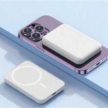 Magnetic Portable Charger, Ultra Slim Qi2 Certified 10000mAh 20W Magnetic Power Bank, USB C In&Out Wireless Battery Pack With Foldable Stand, Phone Charger, Exclusive For Compatible With IPhone16 Pro/ Max; 16 Plus; 16; 15 Pro/ Max; 15 Plus; 15; 14 Pro/ Max; 14 Plus; 14; 13 Pro/ Max; 13 Mini; 13; 12 Pro/ Max; 12 Mini; 12; SE (2022); 11 Pro Max; 11 Pro; 11; Xr; Xs Max; Xs; X; 8 Plus; 8, Suitable For Summer Holiday Outdoor Travel/Camping And Emergency Backup Mobile Power Supply, Gifts For Family, Friends, Birthday Magnetic Wireless,Birthday Gift,Halloween Gift,Christmas Present - 彩色 - 查看 2