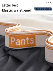 7-Piece Men's Boxer Briefs Set: "Pants" Logo Waistband Breathable Mesh Lining Soft Multi-Tone Daily Underwear - Multicolor - View 3