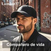 Lumbor37 Gorra de Bisbol, Ajustables Gorra para Hombres y Mujeres, Sombrero de Sol Fresco, Transpirable para Deportiva, Casual, Runing - Negro - Ver 9