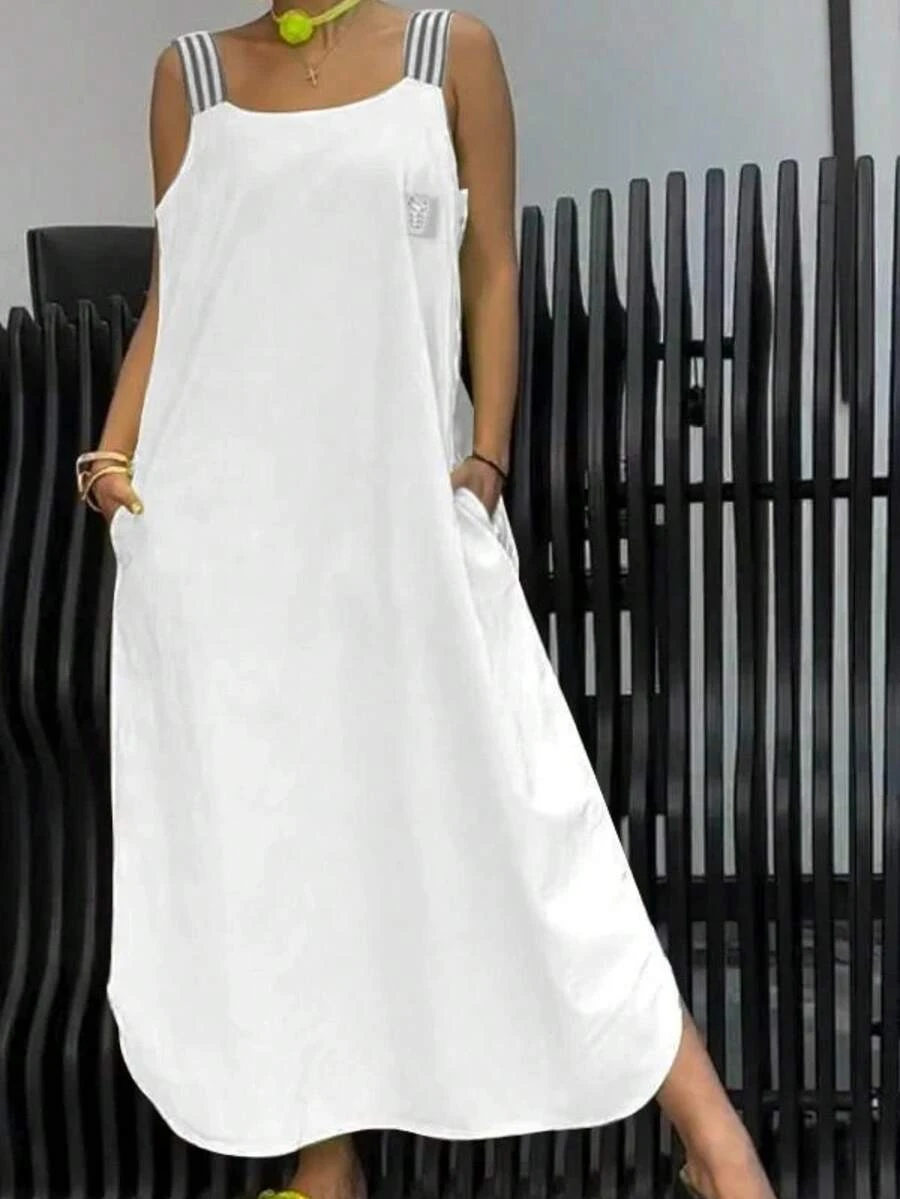 Women Midi Dresses - trắng - Xem 1