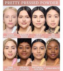 TendenciaPretty Polvo Prensado Creaciones de Belleza Naturalmente Dorado Calidad Premium - 1 - Ver 4