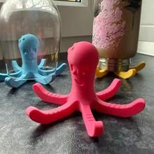 3D打印章鱼造型独立水杯装饰 - 彩色 - 查看 3