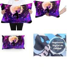 Cojin Almohada | Shinobu Luna  Personaje Anime | con Relleno Decorativo Poliester Suave Hogar | Listo para Usar Diseo Artistico Durable | Unico Manga (con Relleno 35x50cm) - como se muestra en la figura - Ver 1