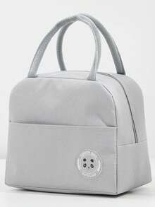 1个小号防漏便携式午餐手提保温袋，男女通用，防水保冷午餐包，女士便携式可重复使用双色午餐包，带可调节肩带，可用作便携式午餐包、防水保温午餐盒、便当袋、晚餐保温袋 - 彩色 - 查看 11