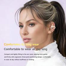 NEW SENYANG New Wireless True Wireless Sports Earphones With Clip Design, Fashionable And Comfortable, Deep Bass Music, Earhook Earbuds, TWS True Wireless Earphones, Dolby Atmos, Stereo HD Calling, Suitable For Android Gaming, Couples, Smart Earphones, Gift Choice - one-size - View 6
