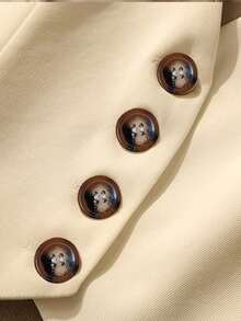 1 Piece Apricot Halter Neck Front Open Camisole, Sexy Chic Layering Cropped Tank For Women, Perfect For Party, Vacation And Date Night - 杏色 - 查看 3