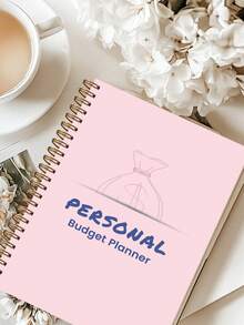 1本月度预算计划笔记本，112页，简约易用的ADHD预算计划本，包含储蓄和债务追踪、支出图表视图和透明口袋，方便储蓄，办公学习用品，男女皆宜，可作为礼物赠送。 - 粉色 - 查看 4