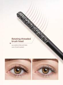 Pudaier 亮泽睫毛膏 – 防水、防晕染、珠光效果、浓密纤长，持妆12小时 - #03 - 查看 4