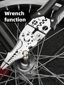 1pc Multi-Functional Wire Stripper, Electrician's Wire Cutter/Stripper/Crimper, Household & Electrician's Manual Tool (For Men) - Multicolor - View 4