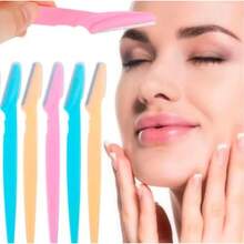 CYPN60 Piezas Perfiladores de cejas Perfiladores de rostro Depilador de cejas. Perfiladores faciales.Maquinilla de afeitar para cejas afeitar multiusos exfoliante herramienta de Dermaplaning para recortar y afeitar afeitar maquinilla de afeitar de cejas y modelador de cejas para mujeres y hombresFashion - 222665179 - Ver 6