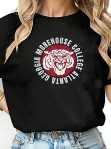 Morehouse-College---Maroon-Tigers-Concrete-Date-HBCU-T-Shirt - Đen 2 - Xem 1
