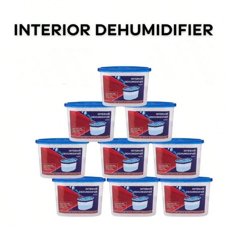 10x Interior Dehumidifier 500ml Damp Mould Trap Moisture Mildew Condensation For Home - Pack Of 10 - View 1