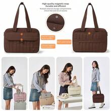 Laptop Bag Laptop Sleeve Laptop Bag Women Fit 14 16 Inch Laptop Case Shoulder Bag For Women Lightweight WaterResistant Laptop Protection For Travel Work Leisure - HazelnutBrown14Inch - View 5