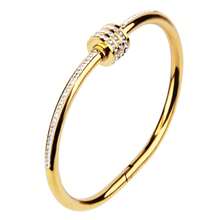 3件套女士珠宝配饰手链礼品，锆石镶嵌四叶花蝴蝶吊坠不锈钢手链 - 樹葉手鐲組合款 - 查看 28