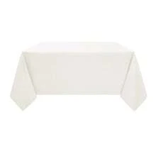 Faux Linen Square Tablecloth For Dining Room,Waterproof Texture Decorative Farmhouse Rustic Table Cloth For Indoor Outdoor Party, Holiday, Banquet Picnics, Patio,70 X 70 Inch (Square),Ivory,Ivory70inchx70inchSquare - 象牙色 70 英吋 x 70 英吋正方形 - 查看 5