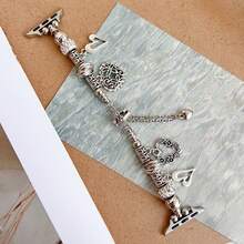 1pc Fashion New Handmade Beaded Bracelet Strap Compatible With Apple Watch Band 38mm 40mm 41mm 4mm 44mm 45mm 49mm (S10 42)Mm (S10 46)Mm Women Heart Flower Pendant Watch Strap Compatible With Iwatch Series 11 Ultra 3 SE3 Ultra 2 S10 SE2 9 8 7 SE 6 5 4 3 2 1,Fine Women Fashion Watch Accessories,Thanksgiving,Valentine's Day Gifts. - Multicolor - View 1