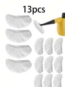 4/8pcs Universal Super Microfiber Steam Mop Pads, Reusable And Washable Replacement Cloths Compatible With Most Handheld Steam Cleaners - Multicolor - View 14