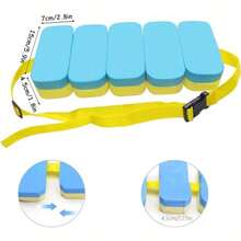 CYPNCinturon Flotador Flotadores para Entrenamiento de Natación en Piscina Cinturón de  Flotante Ajustable de Espuma EVA para Flotación Acuático Aeróbicos para Adultos y NinoFashion - 222622936 - Ver 4