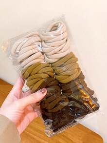 1028 piezas/Set Accesorios para el cabello simples y a juego de color beige, incluye lazos para el cabello, scrunchies, pasadores, accesorios versátiles y sencillos para el cabello - Adecuado para niñas y mujeres, se adapta a moños, trenzas, peinados diarios, adecuado para uso diario, trabajo, escuela, citas, regalo del Día de San Valentín, Edición Año Nuevo 2026, accesorios para la cabeza, pinzas de garra - Multicolor - Ver 8