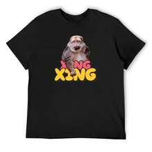 Camiseta de manga corta con cuello redondo Y2k para hombres, nueva en tops y camisetas, camiseta de hombre, camisetas con figuras de anime Xing Xing gráfico 70264 - Negro - Ver 9