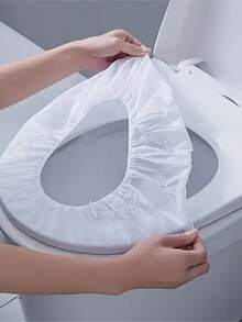10pcs/15pcs/25pcs Disposable Toilet Seat Covers - Hygienic Portable Travel Set, Suitable For Hotels And Outings - Multicolor - View 6
