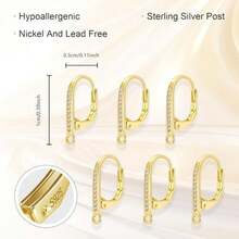 Jewelry Making Findings - 6PCS_Gold - 查看 2