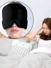 Shmian 1个装偏头痛面膜，可重复冷敷和热敷，双重冷敷头部凝胶冰敷，缓解偏头痛。 - 彩色 - 查看 1