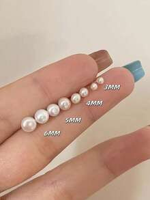 4 Pairs Elegant Pearl Stud Earrings For Girls, Delicate Minimalist Unique Pearl Earrings - Multicolor - View 11