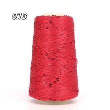 50g Sequin Yarn For DIY Crafts, Knitting, Crocheting, Making Clothes, Bags, And Hats - Multicolor - View 22