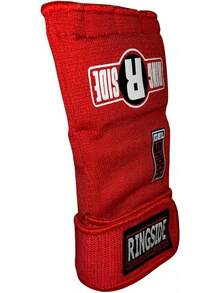 Ringside Envoltura para Guante, Gel Que Absorbe Impactos, Muay Thai, MMA, Kickboxing, Boxeo - Rojo - Ver 3