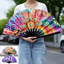 Quạt xếp cổ điển (2 chiếc/1 chiếc), Quạt Kung Fu, Quạt xếp cỡ lớn, Quạt trang trí, Quạt nhiều màu, Quạt phát sáng trong bóng tối, Quạt xếp, Quạt xếp cỡ lớn phát sáng UV, Quạt biểu diễn, Quạt cầm tay UV nhiều màu, Quạt nhiều màu, Quạt sáng tạo, Quạt Kung Fu vải phản quang, Trang trí và phụ kiện nhà cửa, Đồ dùng tiệc tùng, Nhu yếu phẩm hàng ngày - Nhiều màu - Xem 2