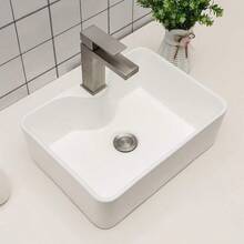 Bathroom Cloakroom Counter Top Hand Wash Basin Sink Ceramic - White - View 6
