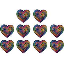 10/24 Miếng Thêu Hình Ngôi Sao & Trái Tim Lấp Lánh – Có thể ủi hoặc may lên quần áo | Phụ kiện DIY hoàn hảo cho mũ, áo sơ mi, quần jean & túi xách | Nhiều màu sắc để lựa chọn - Nhiều màu - Xem 13