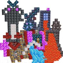 100/200/400 Peças Conjunto de Blocos de Construção Magnéticos do Mundo da Lava - Brinquedos de Construção de Cubos Magnéticos, Adequado para Presentes de Halloween, Natal e Aniversário - Brinquedos Sensoriais STEM para Crianças de 3+ Anos - Multicolorido - Visão 10
