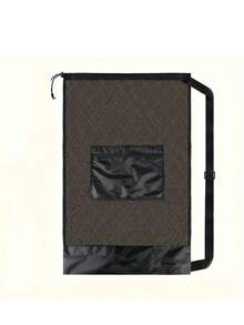 1 chiếc túi đựng bóng đá, bóng rổ, bóng chuyền, tennis dung tích lớn, có dây rút, túi đựng đồ thể thao xách tay có quai đeo vai. - màu đen - Xem 14