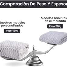 Toallas de bao 2 Pack 170 * 70cm Ultra Suaves Altamente Absorbentes Juego de Toallas de Secado Rpido(Gris Oscuro+Rosa) - gris oscuro+rosa - Ver 5