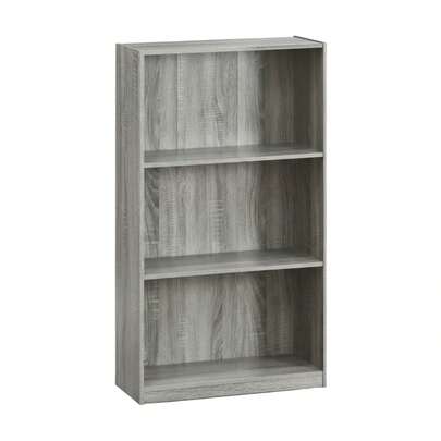  WALPLUS Basic 3 Tier Bookcase Storage Shelves Elegant Storage Solution For Books And Decor French Oak