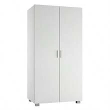 Kids 2-Door Wardrobe - White - View 5