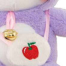 Soft Plush Purple Cat Toy With Bell - Children's Birthday Gift