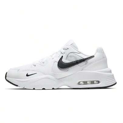  Giày chạy bộ và leo núi Nike Air Cushion mới dành cho nam, có khả năng giảm sốc, nhẹ và thoải mái với thiết kế nhiều lớp, phù hợp cho cả sử dụng hàng ngày và chơi thể thao. Giày thể thao Air Max Fusion thời trang, đa năng, màu trắng, kiểu dáng retro, dành cho nam giới, mã sản phẩm CJ1670-102.