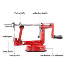 3-In-1 Apple Peeler, Corer, And Slicer Crafted From Alloy Materials, This Modern 3-In-1 Peeler Features A Powerful Suction Cup Base And Stainless Steel Blades (Includes 2 Peeling Blades/1 Slicing Blade). Suitable For Apples, Pears, Kiwis, Potatoes, And More. An Ideal Gift For Christmas, New Year, Or Birthdays, Perfect For Friends And Family. - Multicolor - View 10