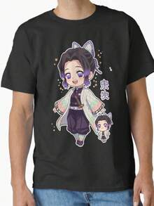 Tween Girls'Printed Short Sleeve T-Shirt Demon Slayers Nezuko T-Shirt Women's Black Anime Pink Kimono Print Graphic Tee Japanese Kanji Sleeve Design Casual Breathable Top Heart & Slogan Bodybuilding Top Boyfriend Style Casual Wear - Black - View 8